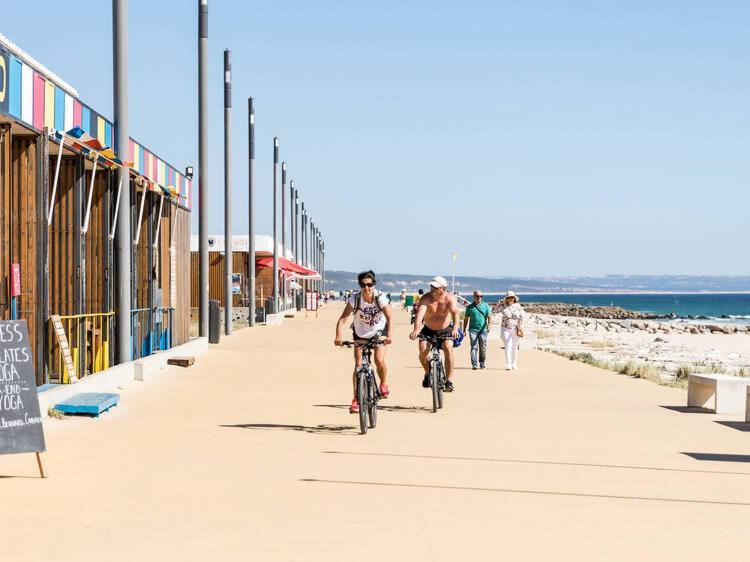 Capitan Beach House Costa da Caparica Exterior foto